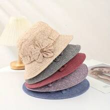 女士優雅漏斗帽，時尚戶外旅行帽，獨特迷人 - 彩色 - 查看 8