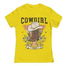 Camisetas de Mujer - Amarillo - Ver 1
