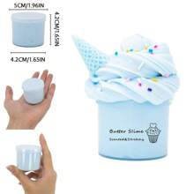 70ML Scented Butter Slime,Stretchy And Non-Sticky,Ice Cream Cones Accessories,Birthday, Holiday, Easter Day Party Gifts,DIY Stress Relief Toys,Slime,Slime Kit,Butter Slime