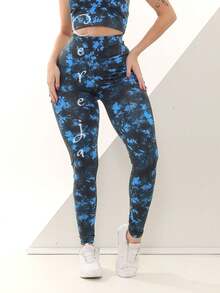 Women Sports Pants - 藍色 - 查看 2