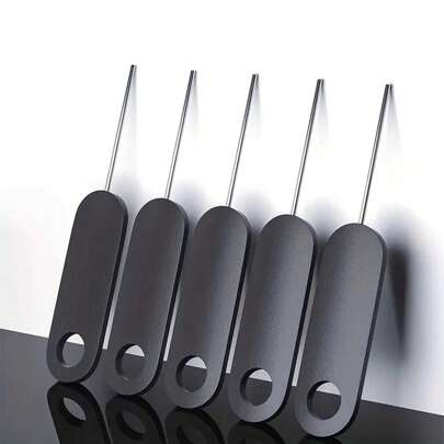 5 件套 Sim 卡拆卸工具便携式 Sim 卡托盘拆卸工具针开启器弹出器适用于 /iPad/HTC/Galaxy/手机/智能手机