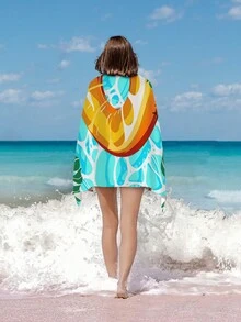 1 Miếng Vòng bơi Mẫu Khăn đi biển , Hoạt hình Phong cách Sợi siêu mịn Hồ bơi Khăn tắm Đối với - Nhiều màu - Xem 5