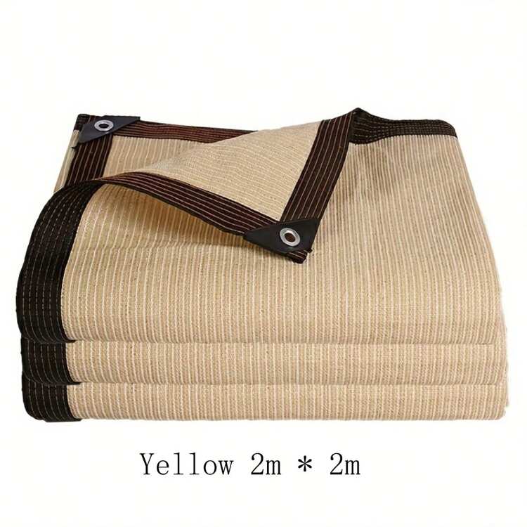 1 pieza de Cubierta de malla protectora con borde y ojales, resistente a los rayos UV, tela protectora para invernadero, invernadero de plantas, jardín, terraza y refugio de lluvia, terraza de jardín al aire libre, invernadero de plantas, cubierta de coches, malla sombreadora, terraza de jardín, piscina - Multicolor - Añade 9