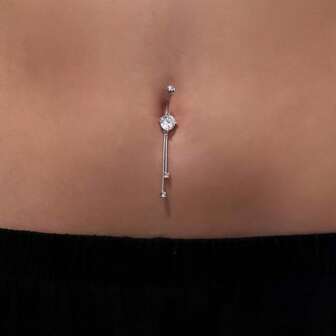 Pendant Belly Button Ring Elegant