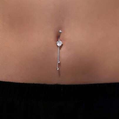 Pendant Belly Button Ring Elegant