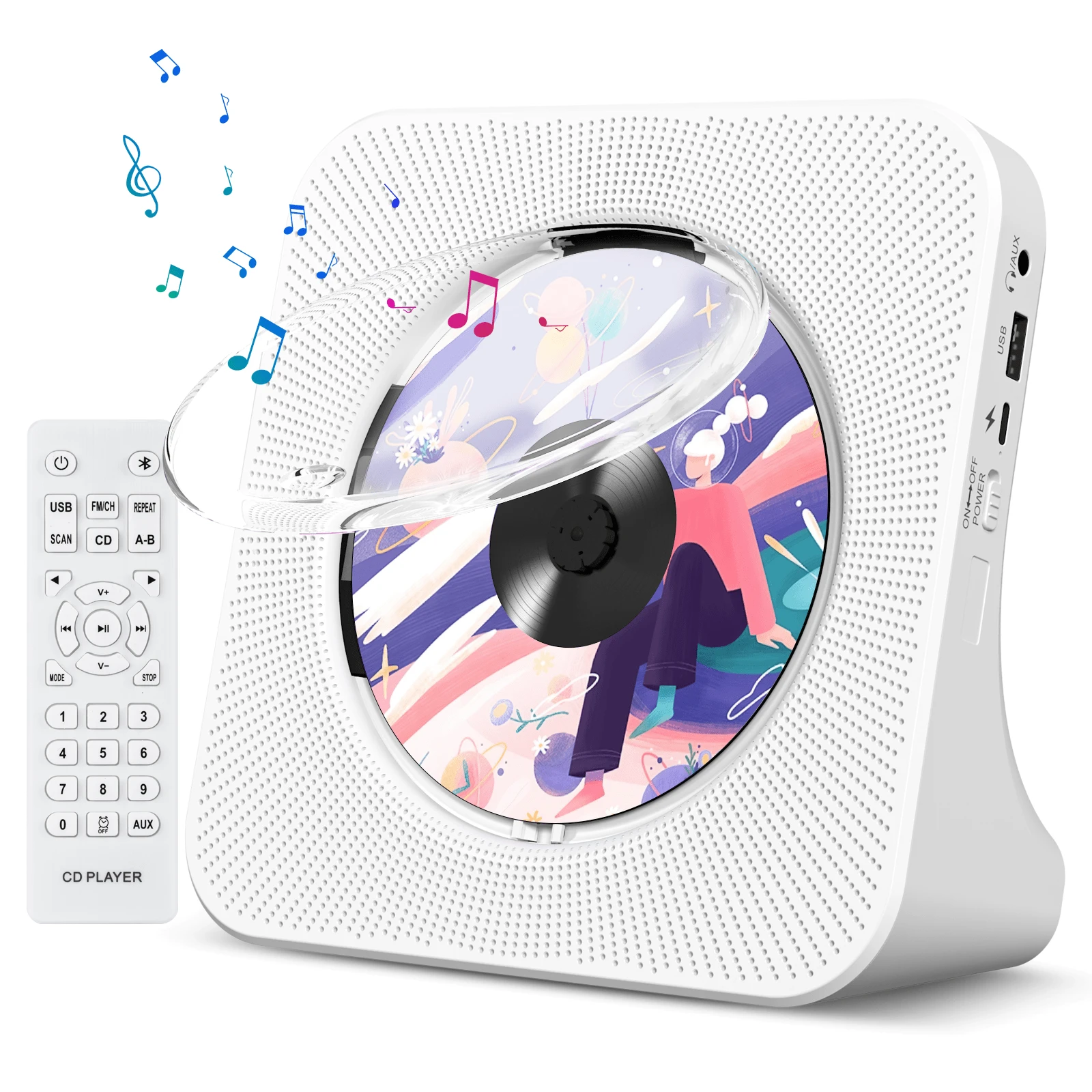 匿名配送超貴重スティッチCDプレイヤーラジオCDプレーヤーディズニー