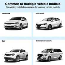 1pc  Car Curtains, Sun Protection Curtains, Car Anti-UV Sunshades, Sun Protection And Heat Insulation Curtains, Car Side Curtains, Universal - Black - View 7