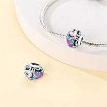 S925 Sterling Silver Fairy Series - Nàng tiên bướm, Vườn bướm xứ sở thần tiên, Vòng tay sáng tạo lãng mạn thời trang của nàng tiên ánh trăng và Phụ kiện vòng cổ/vòng tay tự làm, 1 chiếc, Thích hợp làm quà tặng cho chị gái, Lễ hội - Dòng truyện cổ tích bằng bạc Sterling--Vườn bướm xứ sở thần tiên - Xem 4