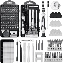 138 In 1 Precision Screwdriver Set, Magnetic DIY Precision Tool Kit, Mini Precision Screwdriver Bit Set For Glasses PC Laptop Mobile Cell Phone Digital Watch - Black - View 1
