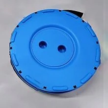 1pc Portable Telescoping Stool For Travel Camping, Outdoor Plastic Folding Chair Camping Stuff - Blue - View 9