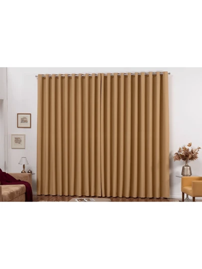 2 Paños Cortinas Blackout 2.30 X 3 M Habitación Sala