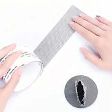 1pc Screen Repair Patch, Screen Door Patch, Self-Adhesive Screen Repair Tape For Screen And Screen Door Tear Holes - White - View 7