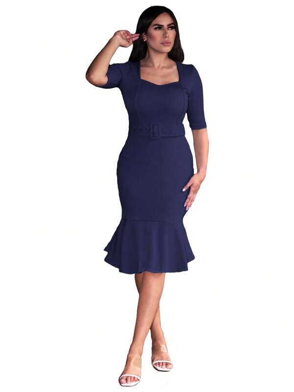 vestido moda evangelica  casual basico