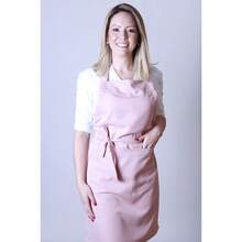 Avental Longo com bolso Tecido Gabardine