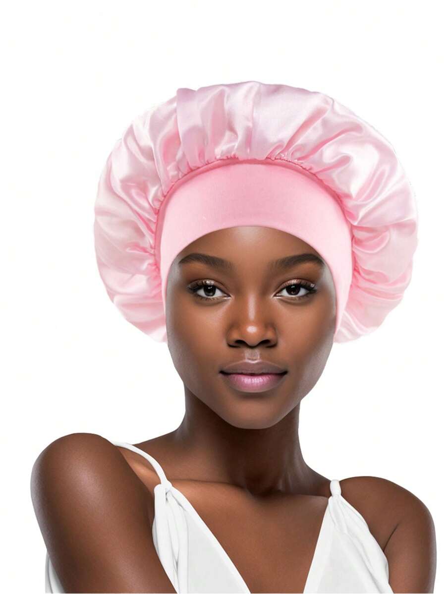 1pcHat, Satin Silk Adjustable Bonne For Sleeping Hair