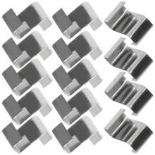 25pcs Greenhouse Glazing Wire Clips Stainless Steel Glazing Clips Glass Pane Fixing Clips For Greenhouse, Patio, Lawn & Garden - Silver - View 1