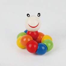 Z drewna Transformowalny Gąsienica Zroszony Zabawka Dla Dzieci Do Uczyć się Kolory , Wczesna edukacja I Inteligentny Zdolność Ulepszenie