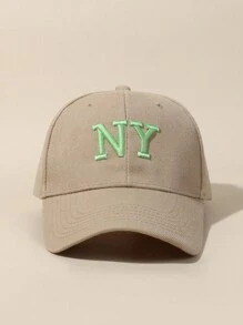 1 pezzo Cappellino da baseball casual da esterno unisex con ricamo alfabeto Y2k, protezione solare con retro in rete regolabile, perfetto per festival musicali e abbigliamento quotidiano street