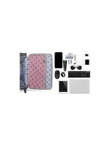 Maleta de viaje con ruedas de 20 pulgadas, ligera, equipaje de mano, bolsa de marca premium para la escuela, accesorios y artículos escolares - Negro - Ver 8