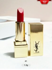 Yves Saint Laurent Lápiz labial puro 1 [Mini] 1,3g Tubo cuadrado hidratante - Barra de labios pura 1# 1,3g - Ver 1