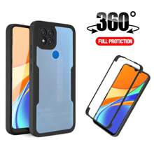 360 Full Body Double-Sided Phone Cases With Screen Protect Film Compatible With Xiaomi 13T 11T 11 Lite 5G NE 12T Pro Compatible With Redmi Note 13 12 11 Pro Plus 12s 11s 13C 10S 10C 12C 9S 9 9A 9AT 9C NFC 9 10 Pro For X3 X4 X5 X6 M6 Pro 5G Camera Protection Dual Layer Cover Full Coverage Easy Install High-Definition Clear, Bubble-Free, Scratch And Shatter Resistant Tempered Glass Screen Protector Ultra-High Definition Gift For Birthday/Easter/Presidents Day/Christmas//Family/Friends/Boy/Girlfriend - Black - View 10