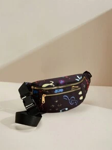 時尚防水女士腰包肩背兩用,結合腰包及胸包設計 - 彩色 - 查看 7