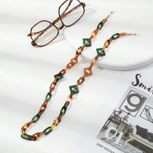 Boho 1 Dây chuyền mắt kính nữ thời trang nhiều màu acrylic hình học - Nhiều màu - Xem 5