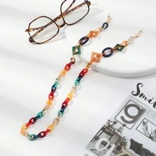 Boho 1 Dây chuyền mắt kính nữ thời trang nhiều màu acrylic hình học - Nhiều màu - Xem 7