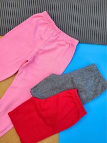 Tween Boys Pants - 玫紅色 - 查看 2