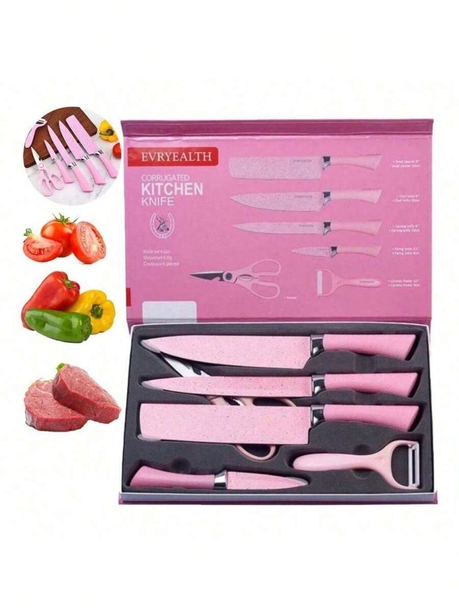 Conjunto de Facas, Promoção da - Rosa Bebê - Visão 1