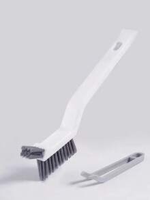 1入組v形缺口刷,浴室長柄刷,地板刷,馬桶,手洗池,浴缸,瓷磚,硬毛刷,清洗地面縫隙刷 - 多功能刷 - 查看 8