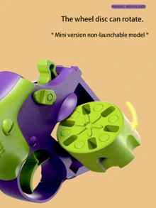 1pc Mini Carrot-Shape Non-Shooting Stress Relief Toy Gun - Multicolor - View 6