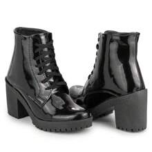 Women Mid-Calf Boots - Black - View 3