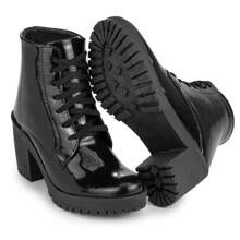 Women Mid-Calf Boots - Black - View 4