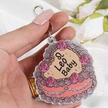 1 Chiếc Bánh Sinh Nhật Hình Trái Tim Lấp Lánh Cá Nhân Hóa 12 Cung Hoàng Đạo Móc Khóa Acrylic Lưu Niệm Phụ Kiện Xe Hơi Túi Mặt Dây Chuyền Ba Lô Cho Trường Học Chữ Cái Dễ Thương Phong Cách Goth Y2k Phụ Kiện Halloween Ngày Nhà Giáo Ý Tưởng Quà Tặng Giáng Sinh Dây Đeo Túi Có Ngăn Đựng Thẻ ID Phụ Kiện Xe Hơi Mặt Dây Chuyền Túi Phụ Kiện Xe Hơi Bạn Bè Chị Em - Nhiều màu - Xem 13