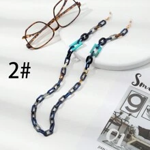 Boho 1 Dây chuyền mắt kính nữ thời trang nhiều màu acrylic hình học - Nhiều màu - Xem 9