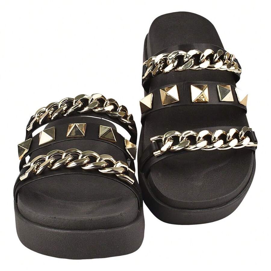 Women Platforms & Wedge Sandals - 黑色 - 查看 1