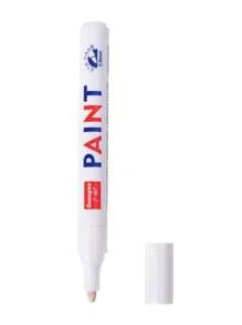 Plumón Para Llantas Permanente Blanco Moto Carro Llantas Marcador - Blanco - Ver 1