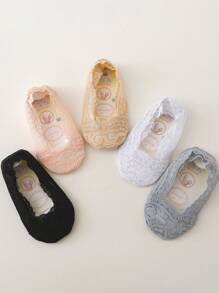 5 Pairs Baby Anti-Slip Bottom Socks - Multicolor - View 6