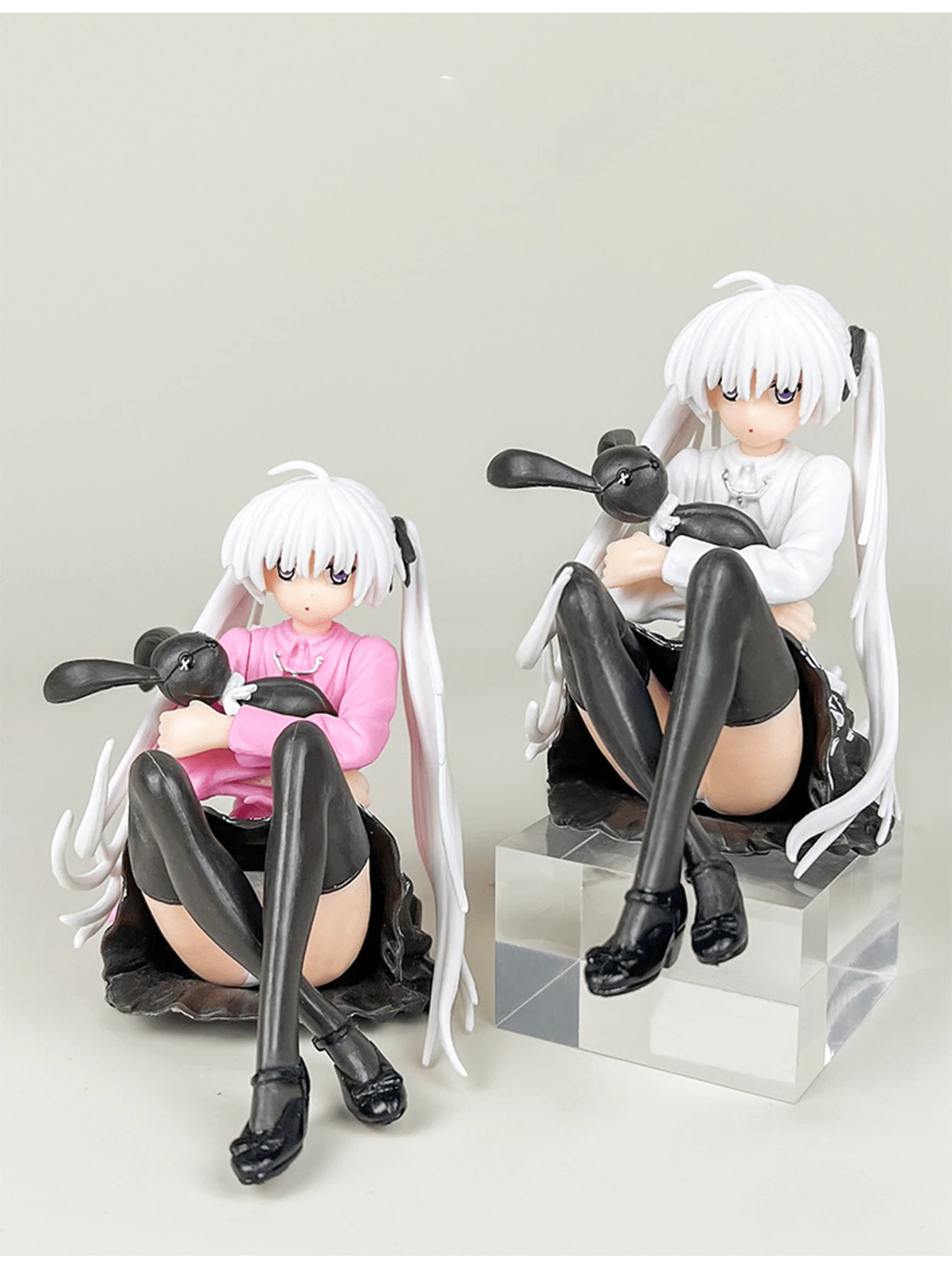 Bao Tutu Rabbit Girl Car Decoration Figure Doll For Dashboard, Anime Model Model Figure - Multicolor - View 1