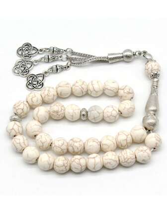 1 pièce Bracelet original de 33 perles de prière musulmanes en imitation de turquoise pour femmes et hommes