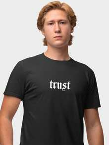Men T-Shirts - 黑色 - 查看 1