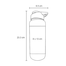 PromoClick Water Bottles - Clear - View 5