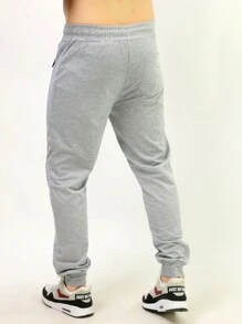 Men Pants - 淺灰色 - 查看 5