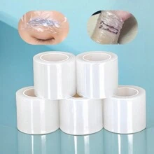 5片/10片裝,紋身貼膜,移植睫毛眉毛紋身塑料包覆罩膜隔離膜化妝輔助用品,可用於除去睫毛、紋身和紋身,一次性眉唇體紋身用品 - 無色 - 查看 7