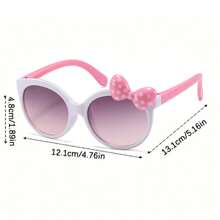 1 pieza Nuevo arco de color caramelo Gafas para niños, gafas de moda unisex para niños