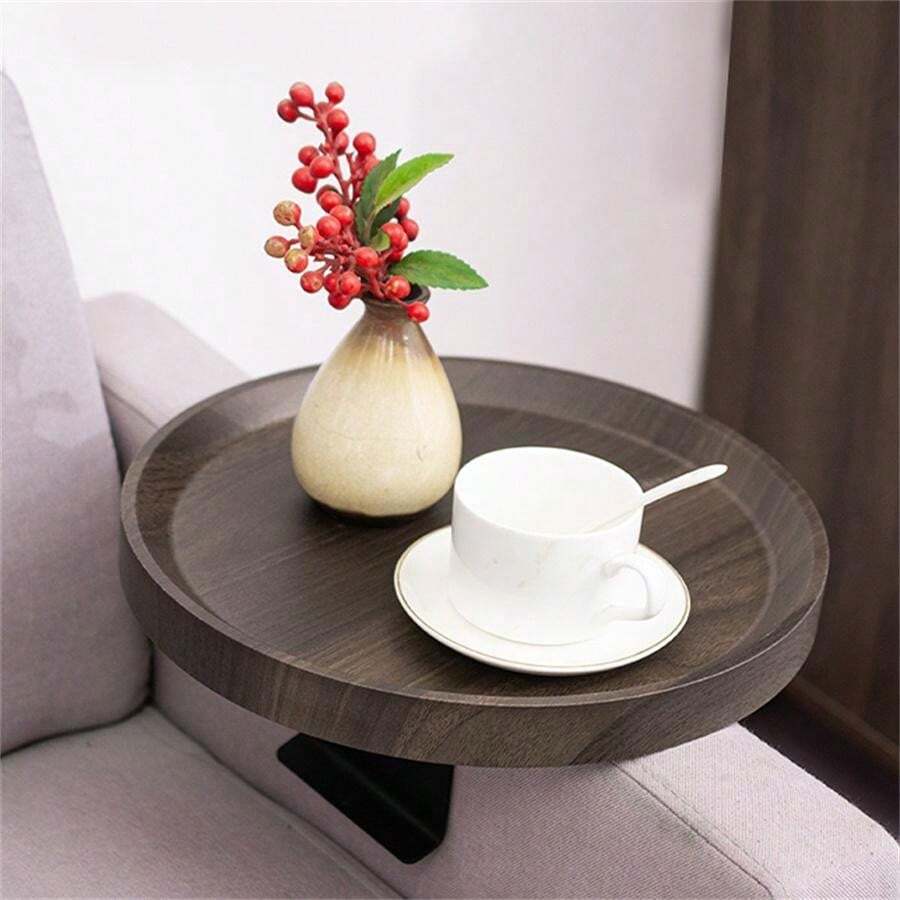 Divano Posti Tinamo Vassoio Per Bracciolo Del Divano, In Legno