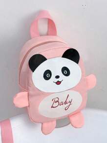 Cute Nylon Color-Block Frog Design Kids' Backpack