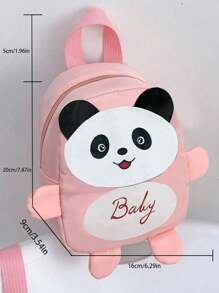 Cute Nylon Color-Block Frog Design Kids' Backpack