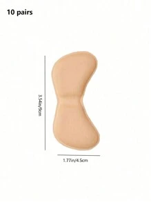 10 đôi miếng bảo vệ gót chân, lót giày thoải mái, miếng đệm gót chân, miếng đệm chống trượt, miếng đệm chăm sóc gót chân, miếng lót giày có keo dán, thích hợp cho hoạt động ngoài trời, thể thao, du lịch, nhà, văn phòng, trường học, chuẩn bị cho năm học mới. - Một cỡ - Xem 4